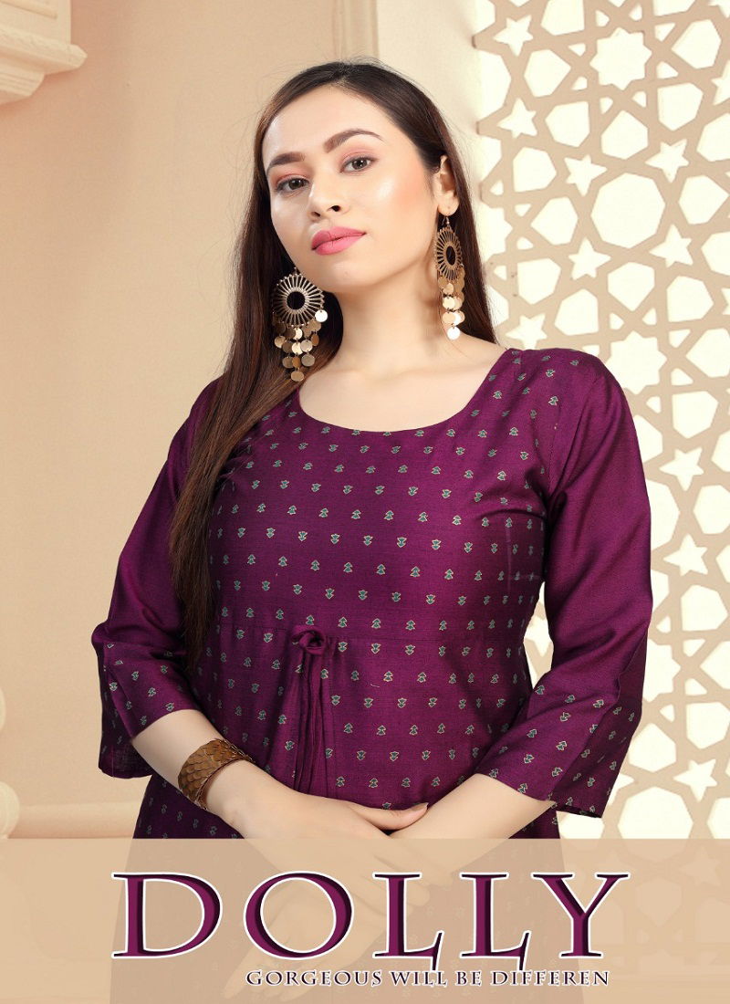 Fashion Talk Dolly Latest Fancy Wear Printed Designer Anarkali Kurtis Collection